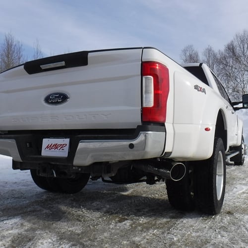 MBRP Armor Lite 5" Aluminized Steel DPF Back Exhaust 17-26 Ford 6.7L Powerstroke