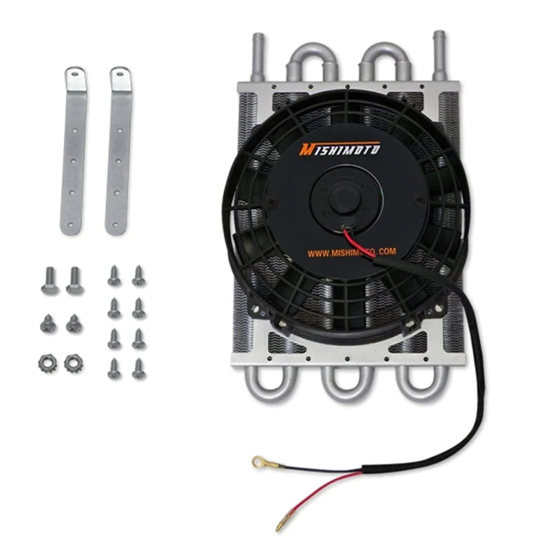 Mishimoto Heavy Duty Transmission Cooler with Electric Fan - Universal