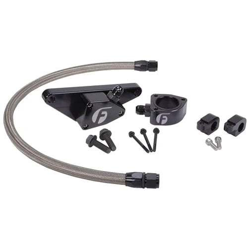 Fleece Performance Coolant Bypass Kit W/Stainless Braided lines 03-07 5.9L Manual Trans Cummins