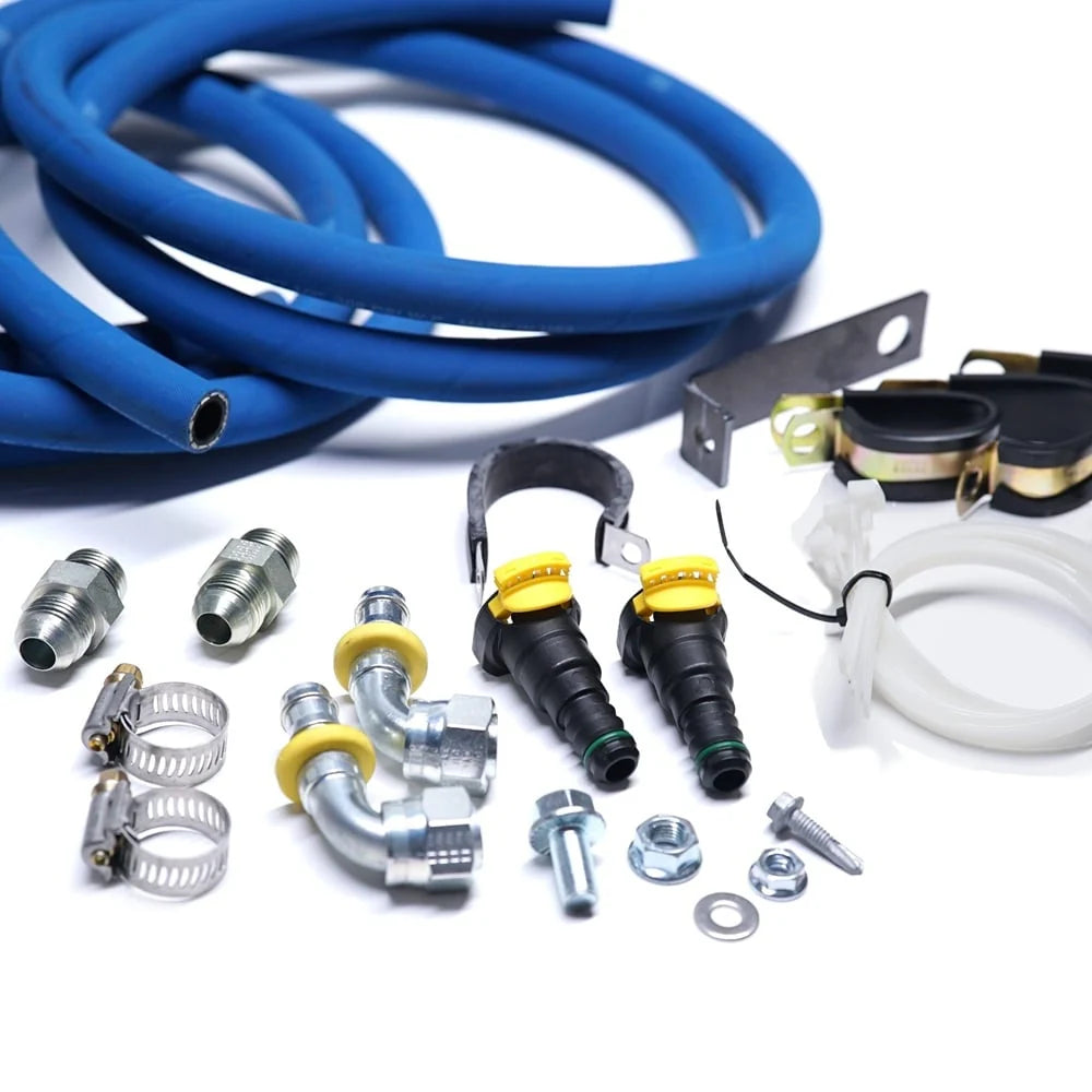 Power Driven Diesel 68RFE Transmission Cooler Line Replacement Kit 07.5-09 Dodge/Ram 6.7L Cummins