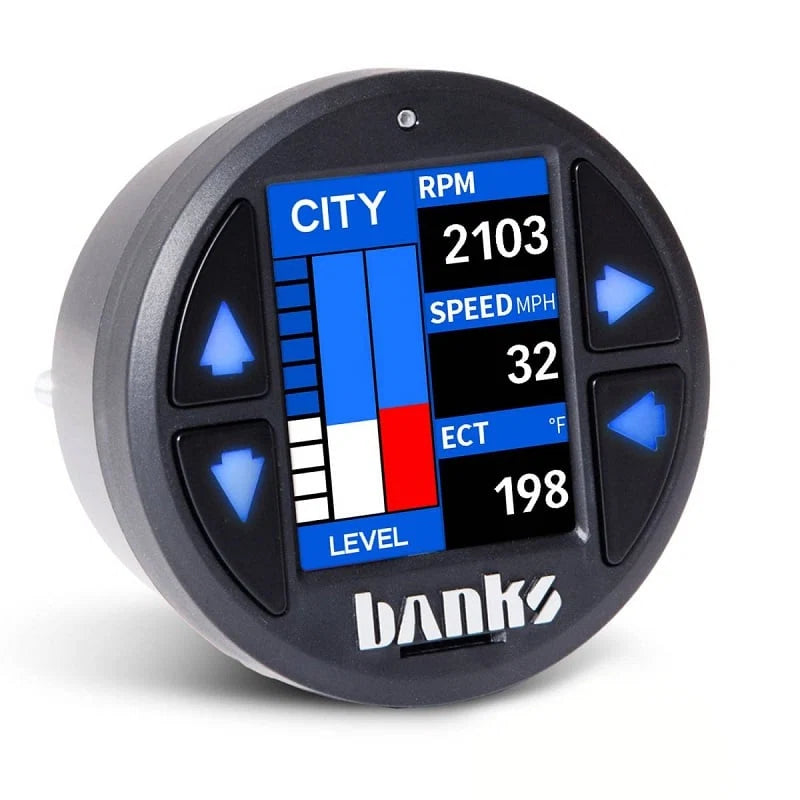 Banks PedalMonster Sensitivity Controller & iDash Data Pro 07.5-19 Cummins | 11-20 Powerstroke