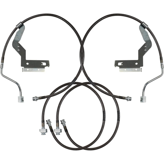 Carli 4.5" / 5.5" Lift Extended Brake Lines 17-22 Ford SuperDuty F250/350 4X4