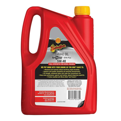 Schaeffer's 9000 SynShield OTR Plus Full Synthetic 5W-40 Engine Oil 5W-40 1 Gallon