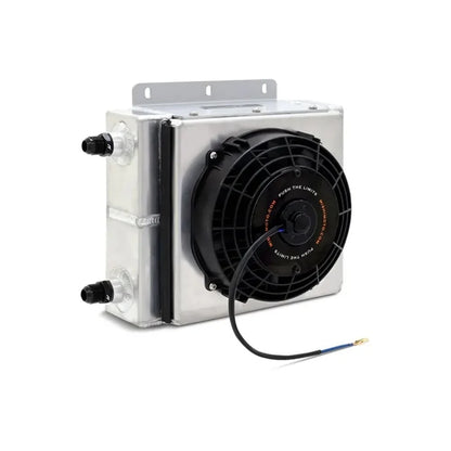 Mishimoto HD Universal Oil Cooler With 8" Electric Fan 23 Row Strutted Tube Style